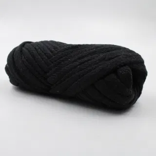 Black Flat Drawstring Cord sample, design MT-A84782BE, view 2