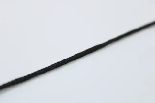 Black Narrow Braided Cord Trim sample, design MT-C3D58CE0, view 3