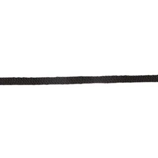 Black Flat Braided Trim sample, design MT-5E33E522, view 2