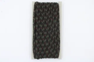 Black, Olive Green and Dark Brown Choti Braid sample, design MT-5DCDBA16, view 2