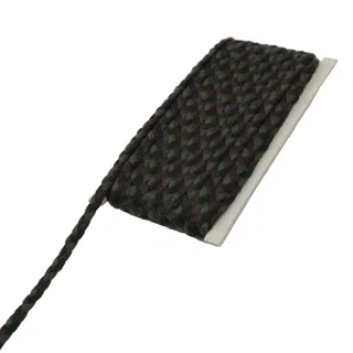 Black, Olive Green and Dark Brown Choti Braid sample, design MT-5DCDBA16, view 9
