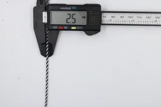 Black and White Braided Cord, Fine Diagonal Stripe sample, design MT-163E8703, view 6