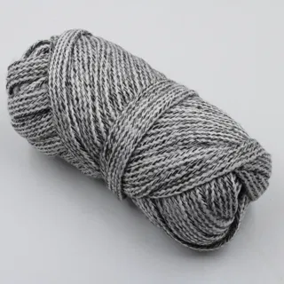 Black and White Marl Braided Drawstring Cord sample, design MT-77C1FC84, view 2