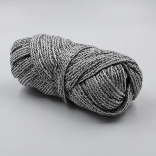 Black and White Marl Braided Drawstring Cord sample, design MT-77C1FC84, view 3