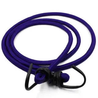 Violet-Blue Bungee Shock Cord with Hooks sample, design MT-7B9C53FB, view 6