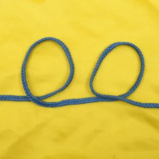 Mid Blue Choti Dori Braided Trim sample, design MT-3429EDCA, view 4