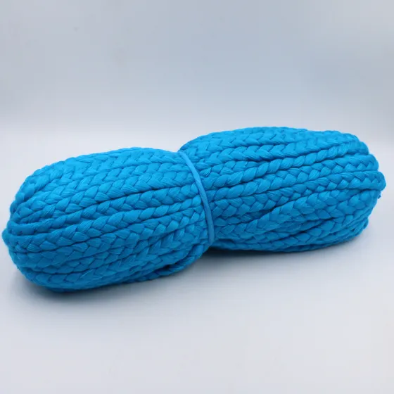 Turquoise Blue Chunky Choti Braid
