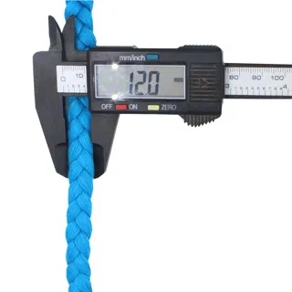 Turquoise Blue Chunky Choti Braid sample, design MT-BBDC04E8, view 10