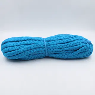 Turquoise Blue Chunky Choti Braid sample, design MT-BBDC04E8, view 11