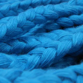 Turquoise Blue Chunky Choti Braid sample, design MT-BBDC04E8, view 3