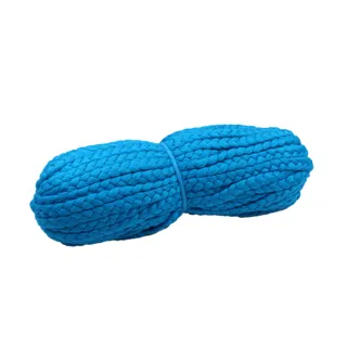 Turquoise Blue Chunky Choti Braid sample, design MT-BBDC04E8, view 6