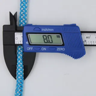 Sky Blue Mesh Covered Cord with Off-White Core sample, design MT-9237134D, view 3