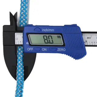 Sky Blue Mesh Covered Cord with Off-White Core sample, design MT-9237134D, view 7