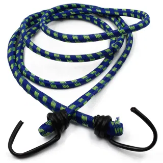 Royal Blue and Lime Green Bungee Shock Cord with Hooks sample, design MT-BDA38CFD, view 6