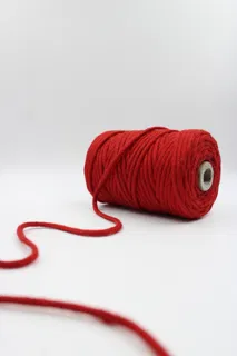 Red Braided Cord on a Cross-Wound Roll sample, design MT-9C716EA0, view 2