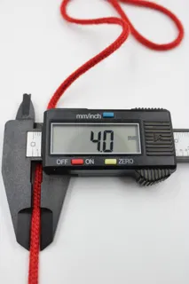 Red Braided Cord on a Cross-Wound Roll sample, design MT-9C716EA0, view 4