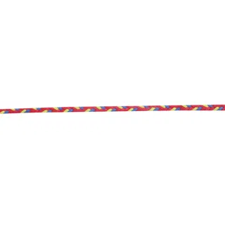 Bright Red, Blue and Yellow Choti Braid sample, design MT-C7EF9A6B, view 3