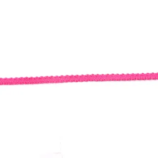 Fuchsia Pink Braided Trim, Narrow Picot Edge sample, design MT-85DBDF5E, view 3
