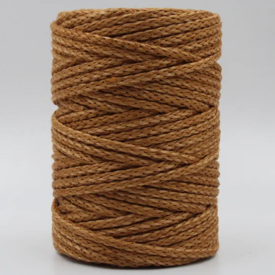 Copper-Brown Knitted Cord sample, design MT-547F4257, view 7