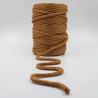 Copper-Brown Knitted Cord sample, design MT-547F4257, view 8