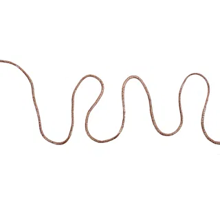 Copper Brown Fine Metallic Braided Cord sample, design MT-980B6B3E, view 6