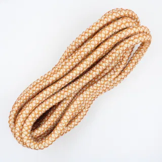 Cream Covered Cord with Orange Gold Mesh sample, design MT-B7315EB9, view 2