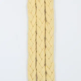 Cream Woven-Strip Choti Braid with Gold-Tone Line sample, design MT-C1E2B355, view 2