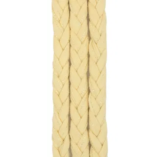 Cream Woven-Strip Choti Braid with Gold-Tone Line sample, design MT-C1E2B355, view 3
