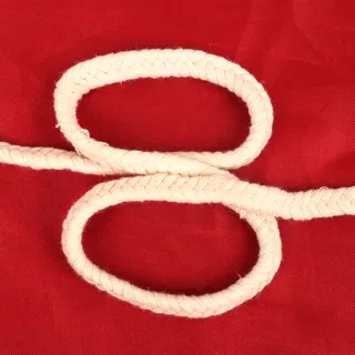 Cream Full Chevron Choti Braid sample, design MT-AAB6B0B3, view 4