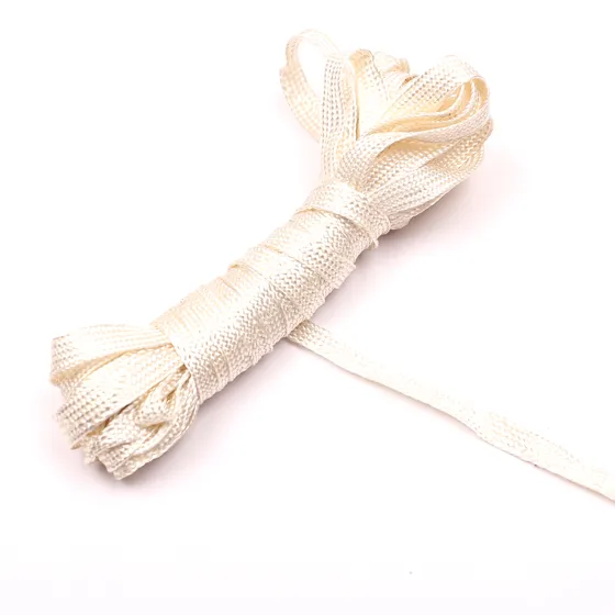Cream Narrow Open Lattice Braided Trim
