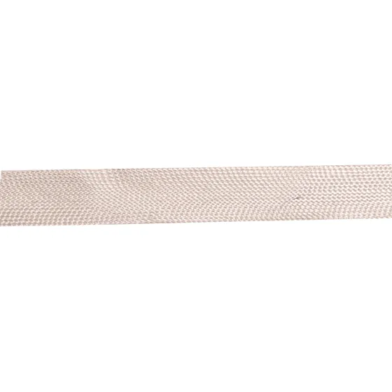 Cream Wide Flat Braided Trim