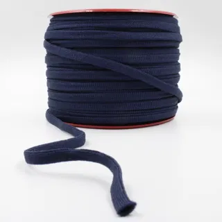 Dark Navy Blue Elastic Tape on a Red Spool, 6 mm sample, design MT-24742EA5, view 3