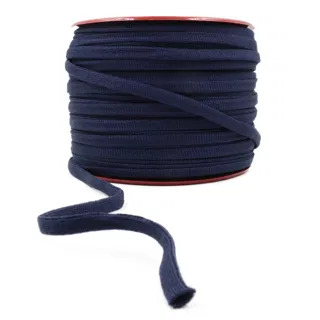 Dark Navy Blue Elastic Tape on a Red Spool, 6 mm sample, design MT-24742EA5, view 6