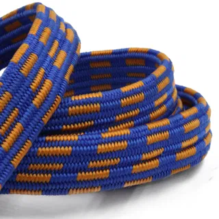 Royal Blue and Orange Flat Bungee Cord with Hooks sample, design MT-63D6DC27, view 6