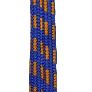 Royal Blue and Orange Flat Bungee Cord with Hooks sample, design MT-63D6DC27, view 7
