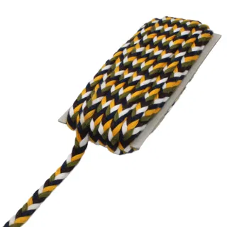 Navy Blue, Yellow, White, Army Green and Purple Choti Braid sample, design MT-A26F77A5, view 8