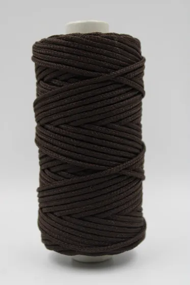 Dark Brown Round Braided Cord