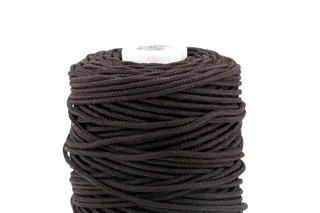 Dark Brown Round Braided Cord sample, design MT-BD0D6A64, view 10