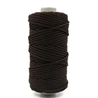 Dark Brown Round Braided Cord sample, design MT-BD0D6A64, view 5