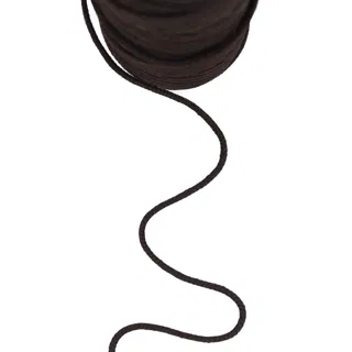 Dark Brown Round Braided Cord sample, design MT-BD0D6A64, view 7