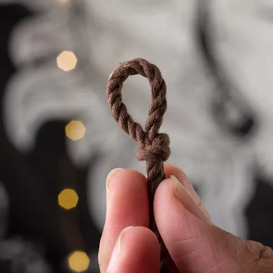 Dark Brown 3-Ply Twisted Macrame Cord