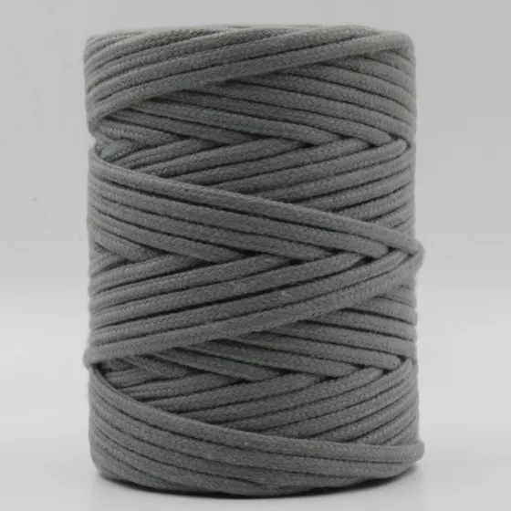 Dark Grey Round Braided Cord