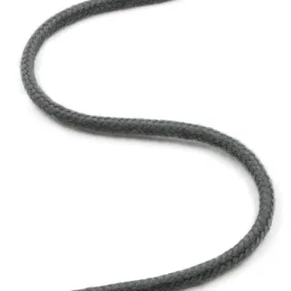 Dark Grey Round Braided Cord sample, design MT-B91F2B1D, view 7