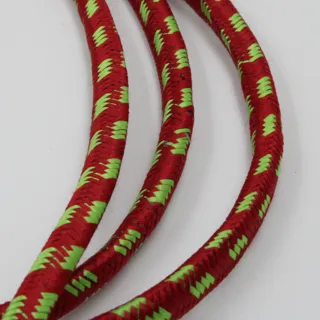 Red and Lime Green Bungee Shock Cord with Hooks sample, design MT-677798B7, view 2