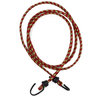 Red and Lime Green Bungee Shock Cord with Hooks sample, design MT-677798B7, view 4
