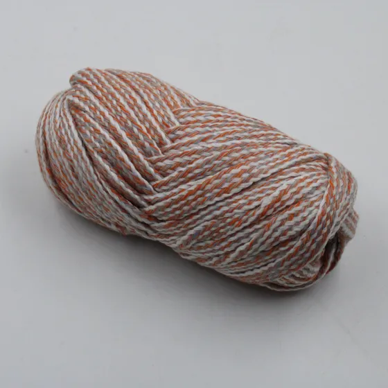 Off-White, Orange and Grey Flat Drawstring Cord
