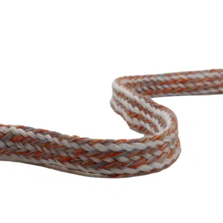 Off-White, Orange and Grey Flat Drawstring Cord sample, design MT-ADAAD2B4, view 9