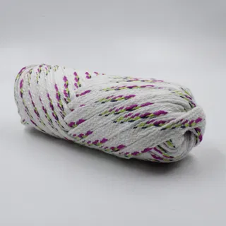 White, Magenta, Lime Green and Dark Navy Flat Drawstring Cord sample, design MT-EC61DB27, view 2