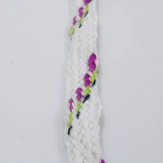 White, Magenta, Lime Green and Dark Navy Flat Drawstring Cord sample, design MT-EC61DB27, view 5
