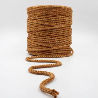 Copper-Brown Knitted Cord sample, design MT-547F4257, view 4
